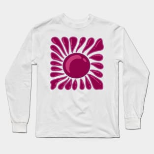 purple flower Long Sleeve T-Shirt